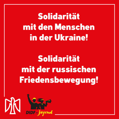 Solidarität mit Menschen in der Ukraine